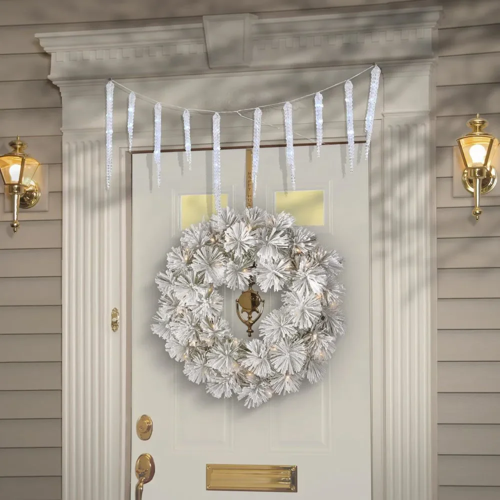National Tree Company DF-21029001C-1 Outdoor Living Decoration, White